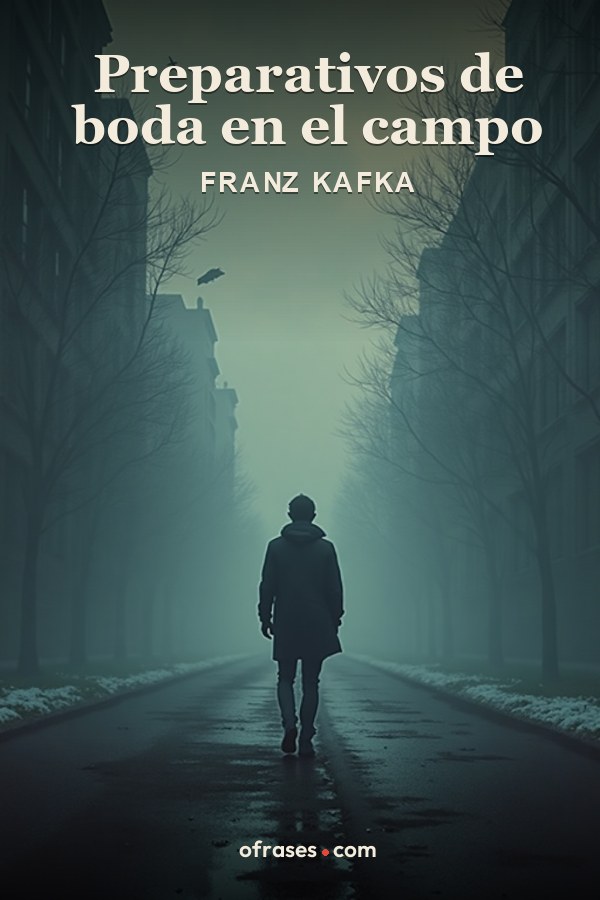 Libro Preparativos de boda en el campo de Franz Kafka
