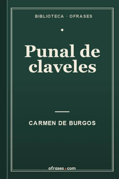 Portada de Punal de claveles