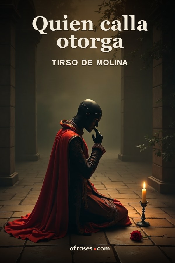 Libro Quien calla otorga de Tirso de Molina