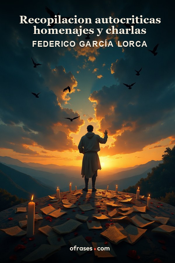 Libro Recopilacion autocriticas homenajes y charlas de Federico García Lorca