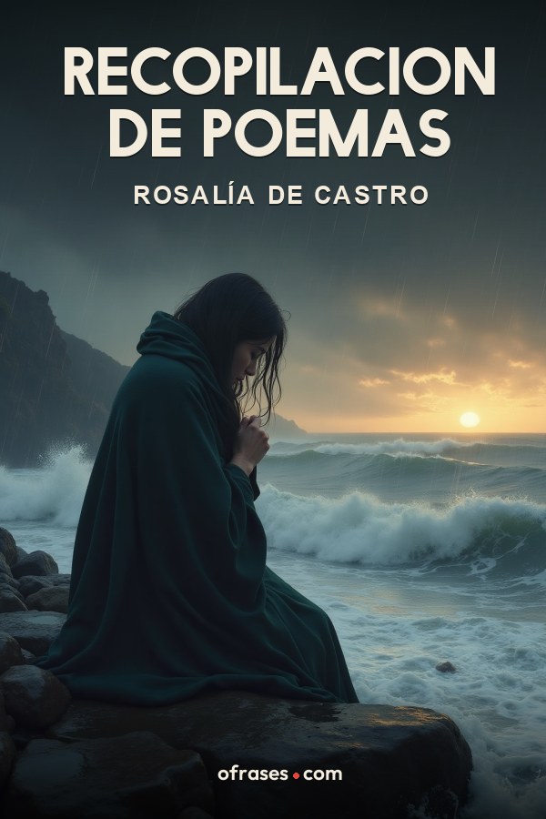 Libro Recopilacion de poemas de Rosalía de Castro