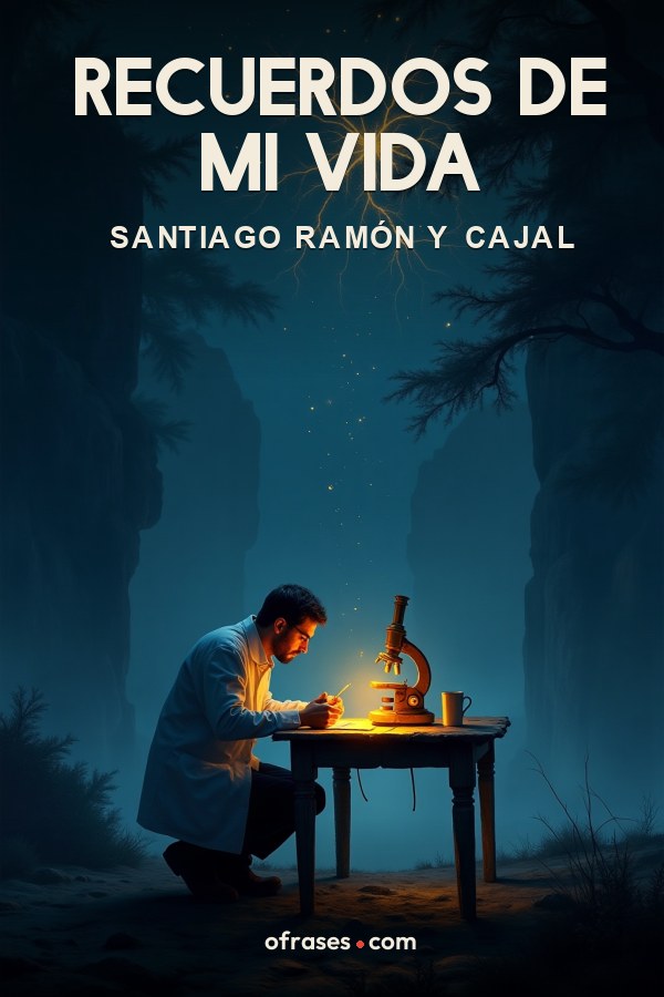 Libro Recuerdos de mi vida de Santiago Ramón y Cajal