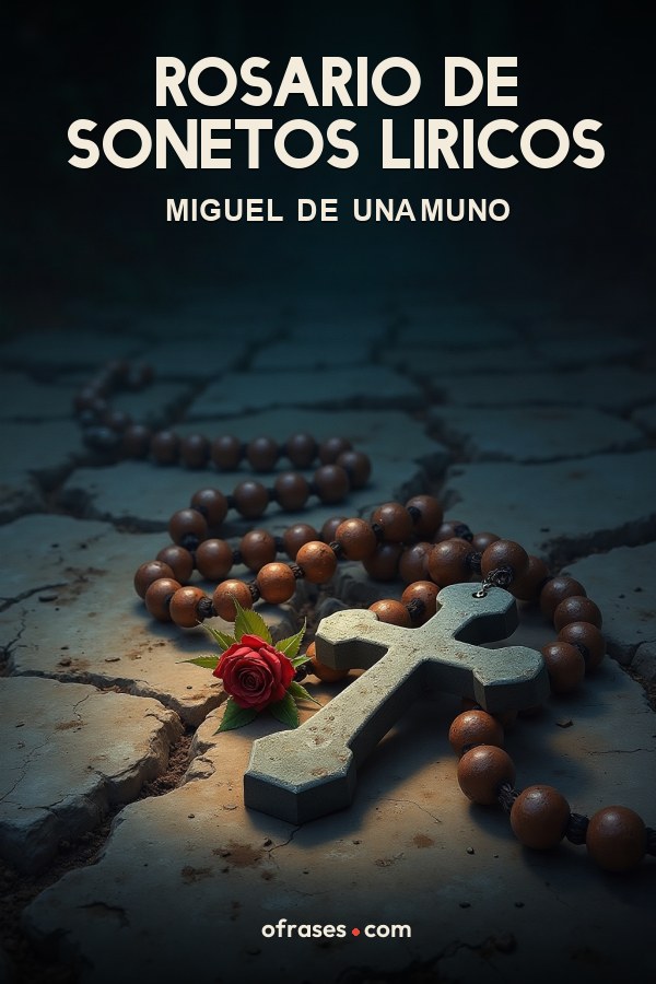 Libro Rosario de sonetos liricos de Miguel de Unamuno