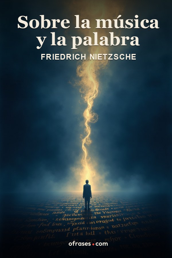 Libro Sobre la música y la palabra de Friedrich Nietzsche