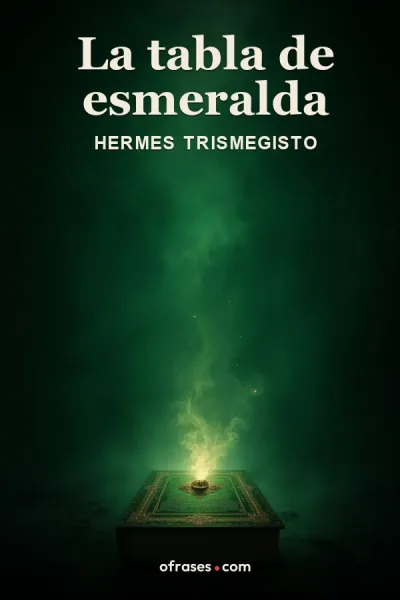 Libro La tabla de esmeralda de Hermes Trismegisto