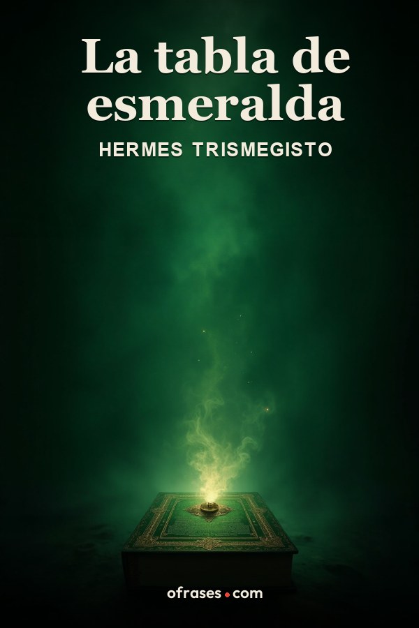 Libro La tabla de esmeralda de Hermes Trismegisto