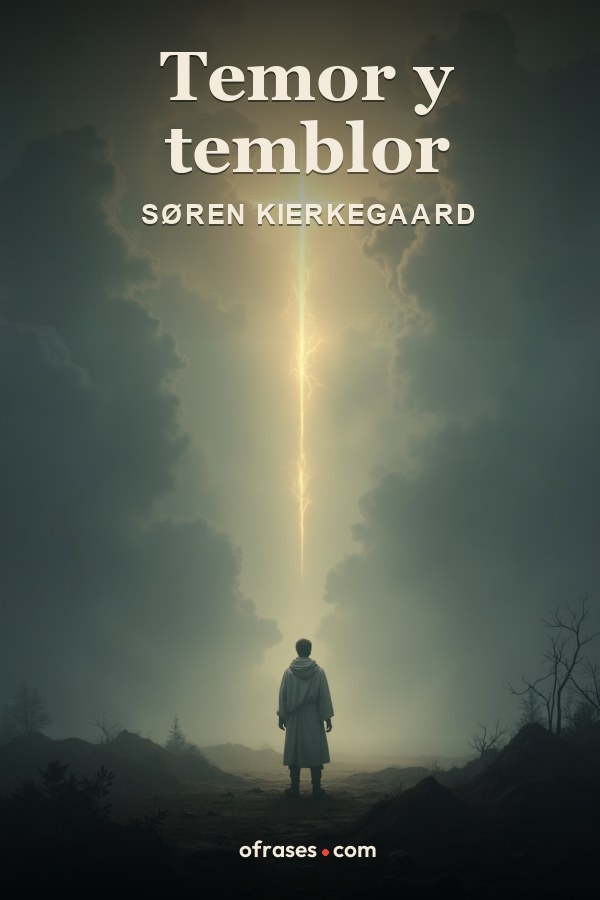 Libro Temor y temblor de Søren Kierkegaard