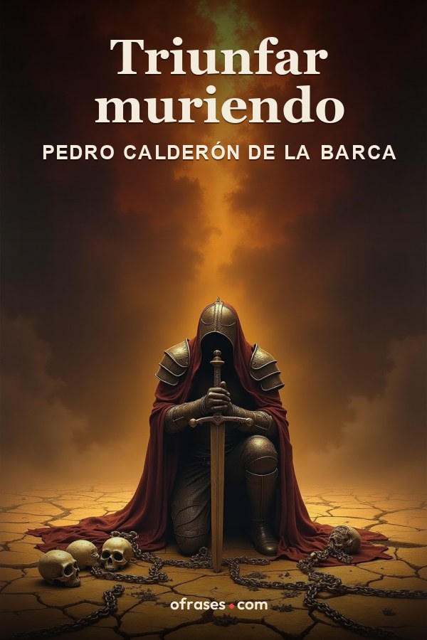Libro Triunfar muriendo de Pedro Calderón de la Barca