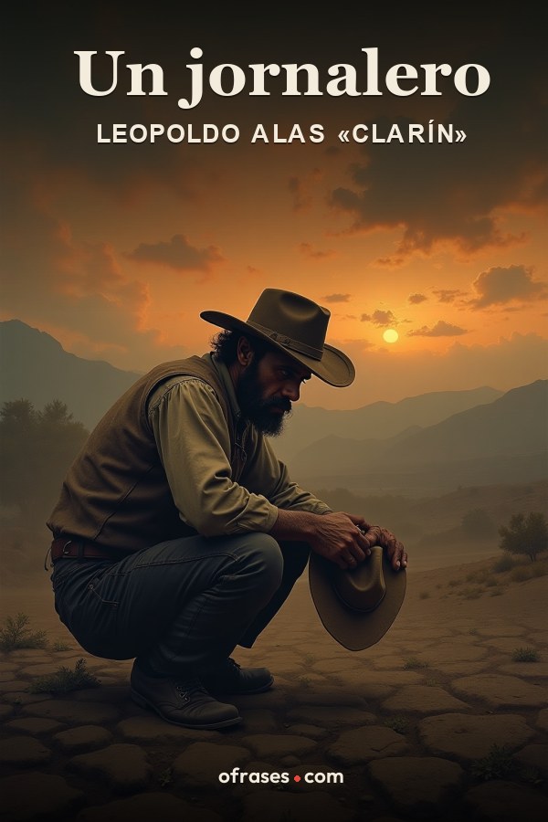 Libro Un jornalero de Leopoldo Alas «Clarín»