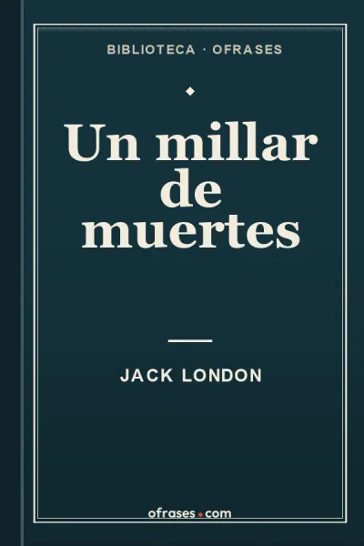Portada de Un millar de muertes