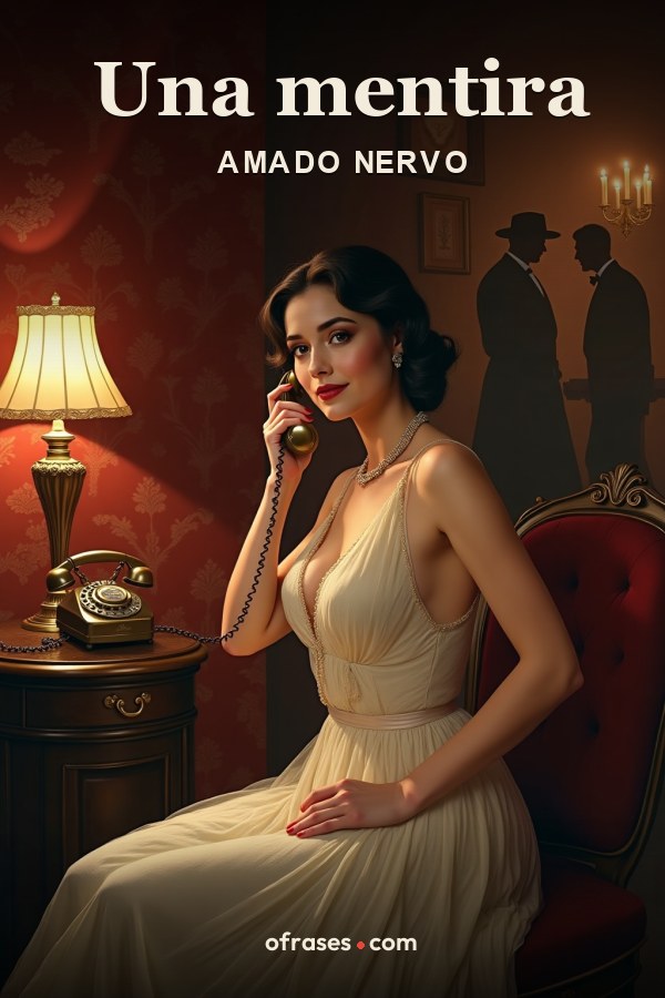 Libro Una mentira de Amado Nervo