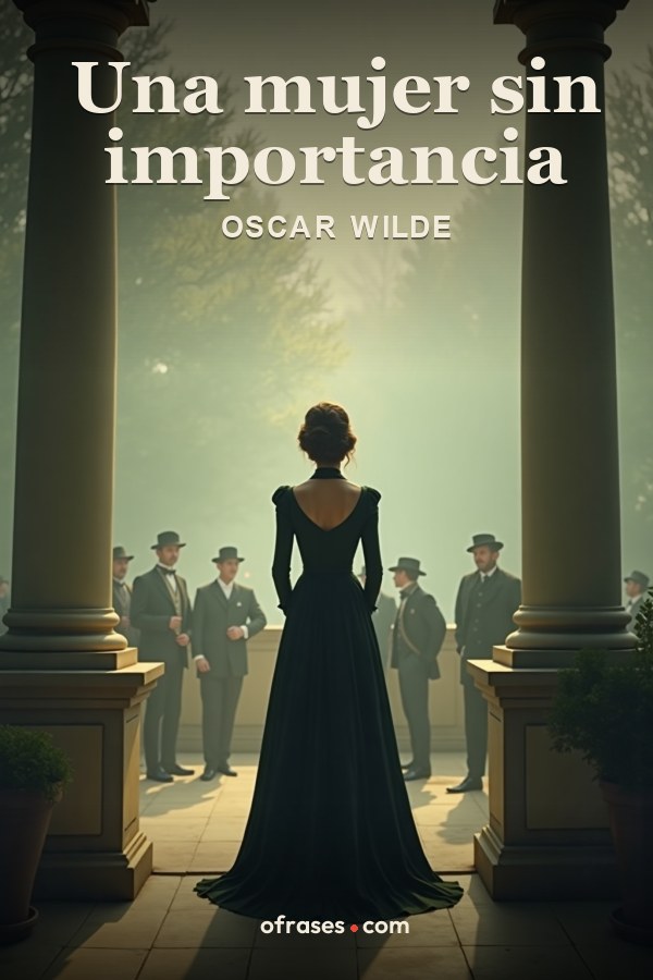 Libro Una mujer sin importancia de Oscar Wilde