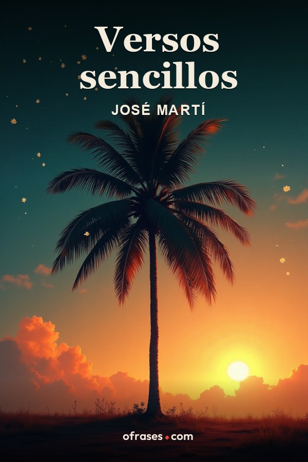 Libro Versos sencillos de José Martí