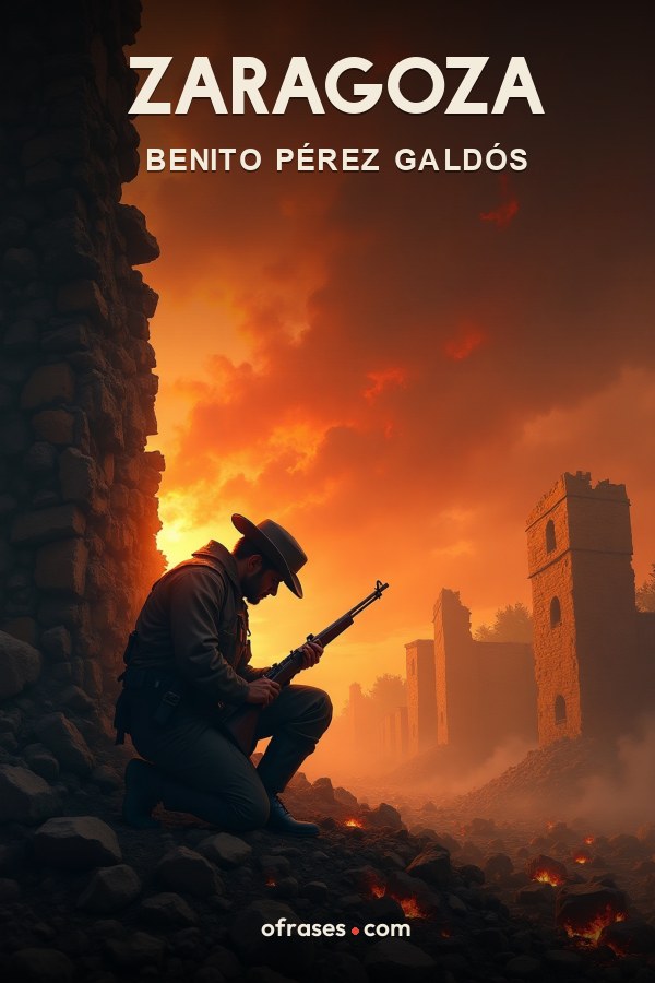 Libro Zaragoza de Benito Pérez Galdós